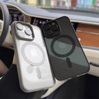 Titanium Matte Magnetic iPhone Case – MagSafe Shockproof Hard Cover