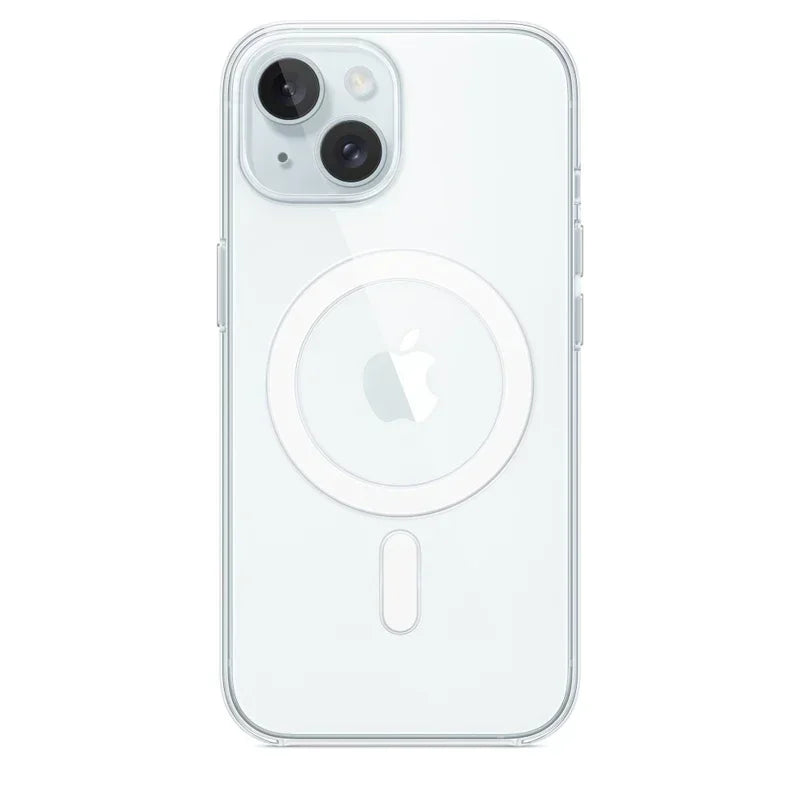 Crystal Clear MagSafe iPhone Case – Transparent Silicone Cover