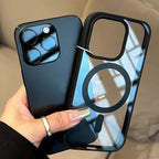 Titanium Matte Magnetic iPhone Case – MagSafe Shockproof Hard Cover