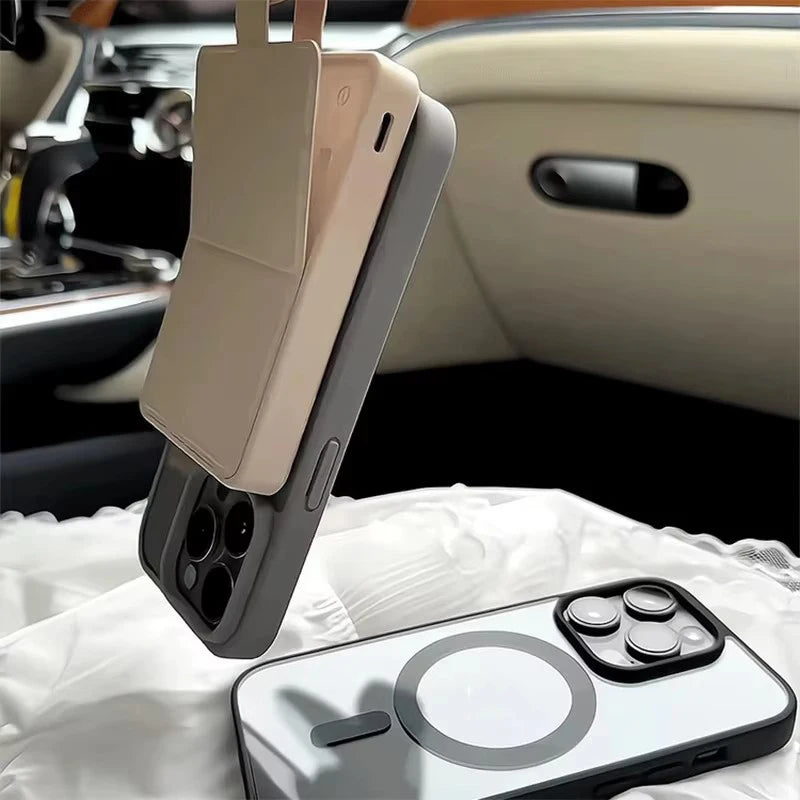 Titanium Matte Magnetic iPhone Case – MagSafe Shockproof Hard Cover