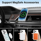 Crystal Clear MagSafe iPhone Case – Transparent Silicone Cover
