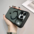 Matte Transparent Kickstand MagSafe iPhone Case – Magnetic Stand Cover