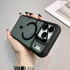 Matte Transparent Kickstand MagSafe iPhone Case – Magnetic Stand Cover
