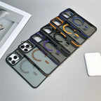 Matte Transparent Kickstand MagSafe iPhone Case – Magnetic Stand Cover
