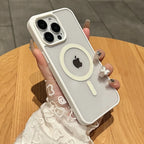 Titanium Matte Magnetic iPhone Case – MagSafe Shockproof Hard Cover