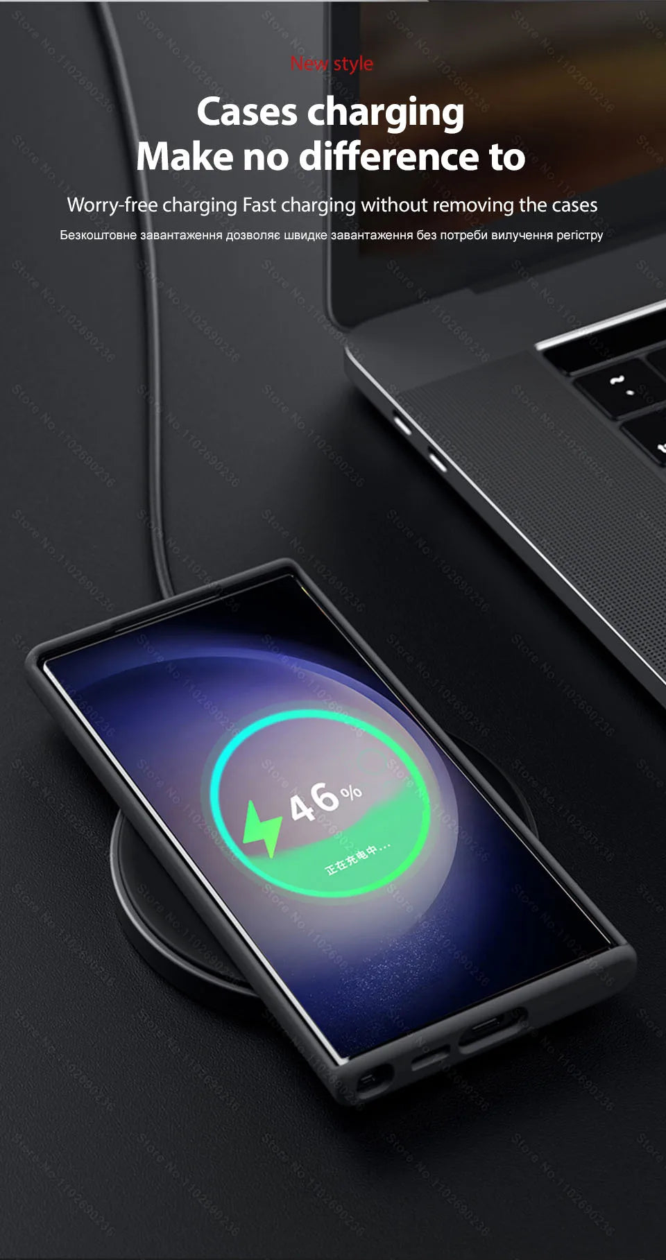 Liquid Silicone Samsung Case – MagSafe Wireless Charging Shockproof Cover
