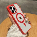 Titanium Matte Magnetic iPhone Case – MagSafe Shockproof Hard Cover