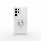 Samsung Galaxy Rotating Kickstand Case – Transparent Shockproof Magnetic Armor