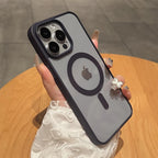 Titanium Matte Magnetic iPhone Case – MagSafe Shockproof Hard Cover