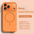 Liquid Silicone MagSafe iPhone Case – Soft Magnetic Back Cover