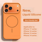 Liquid Silicone MagSafe iPhone Case – Soft Magnetic Back Cover