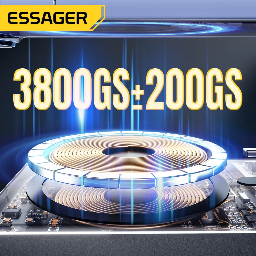Essager Thin Wireless Power Bank Magnetic 20W 5000mAh Portable Fast Charging External Battery for Magsafe For iPhone 17 16 15 14