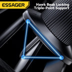 Essager Magnetic Wireless Charger Car Phone Holder 15W RGB Seven Color Light Fast Charging Mount Stand For IPhone15 14 13Android